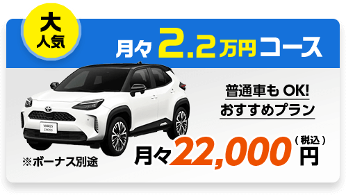 月々2.2万円コース